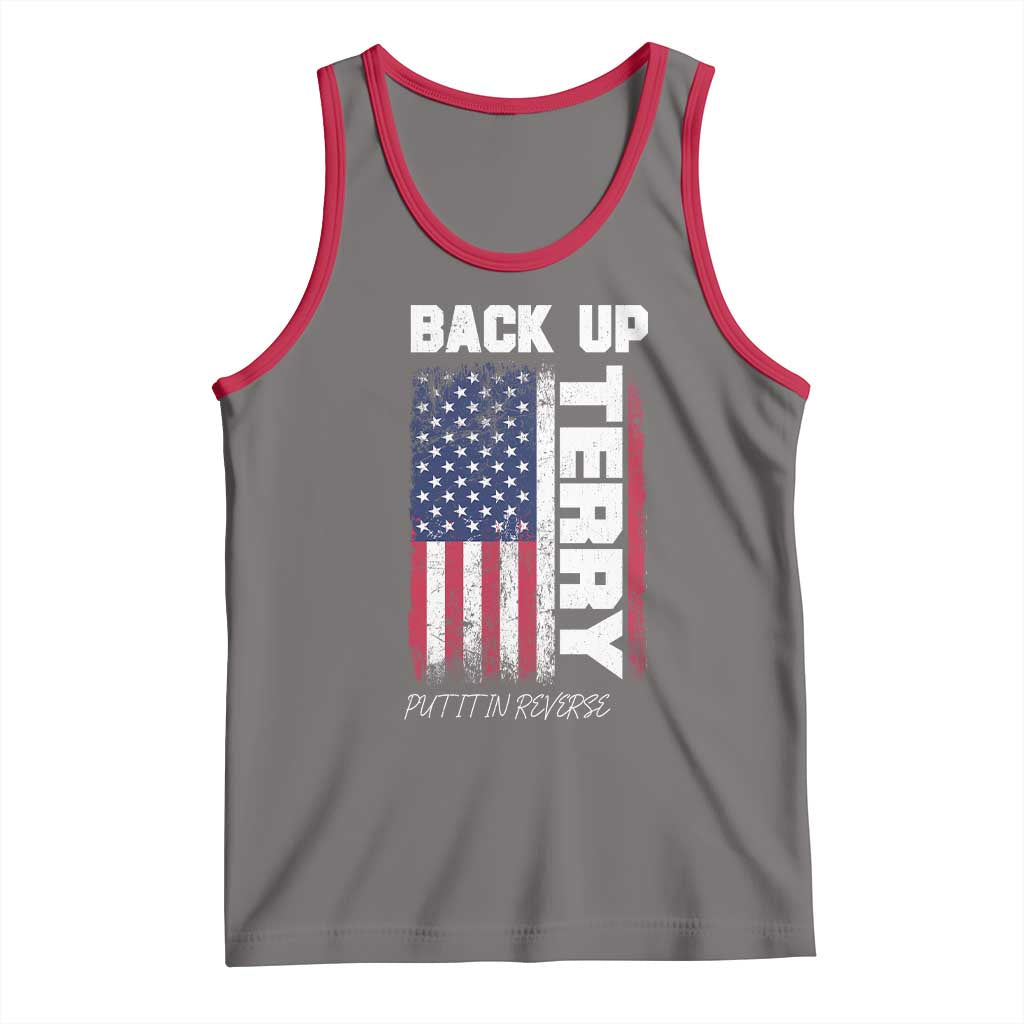 Back It Up Terry Put It In Reverse Tank Top Funny 4th of July Patriotic American Flag - Wonder Print Shop