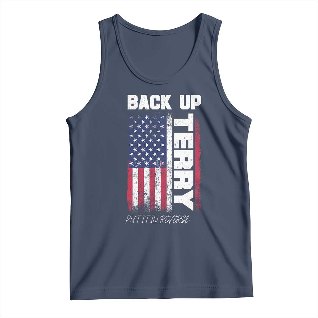 Back It Up Terry Put It In Reverse Tank Top Funny 4th of July Patriotic American Flag - Wonder Print Shop