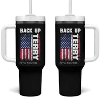 Back It Up Terry Put It In Reverse Tumbler With Handle Funny 4th of July Patriotic American Flag - Wonder Print Shop