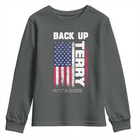 Back It Up Terry Put It In Reverse Youth Sweatshirt Funny 4th of July Patriotic American Flag - Wonder Print Shop