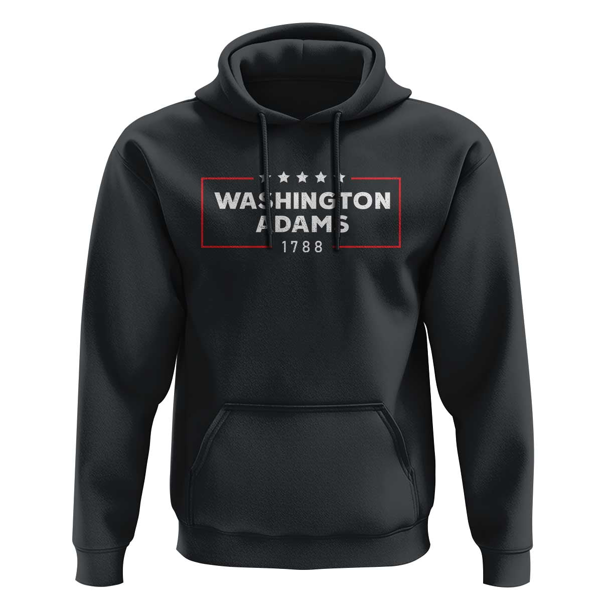4th July George Washington 1788 Hoodie Retro President Campaign - Wonder Print Shop