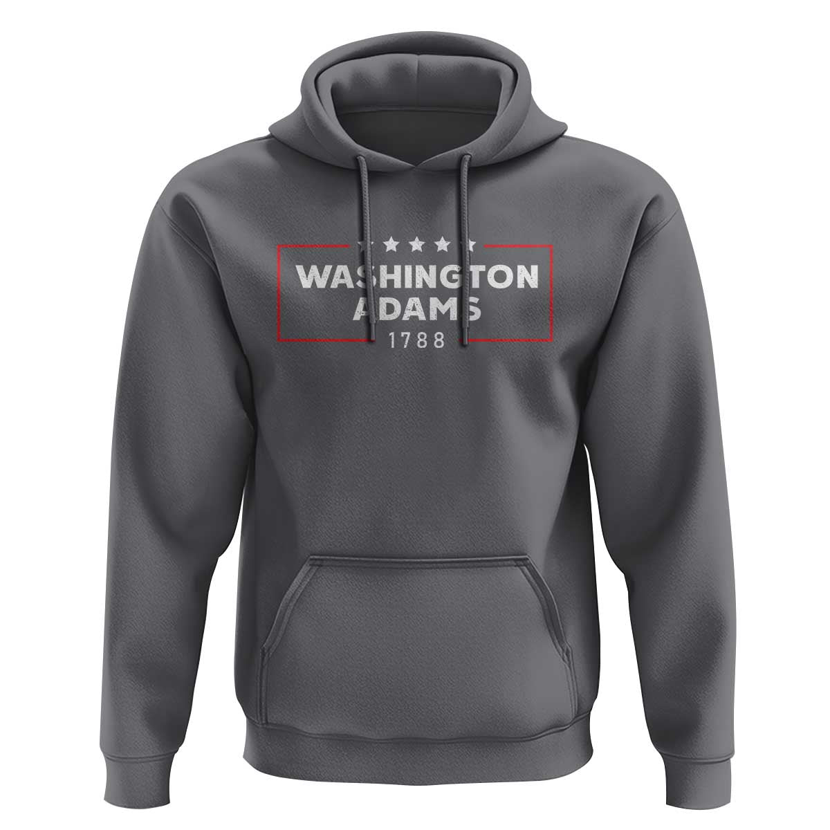 4th July George Washington 1788 Hoodie Retro President Campaign - Wonder Print Shop