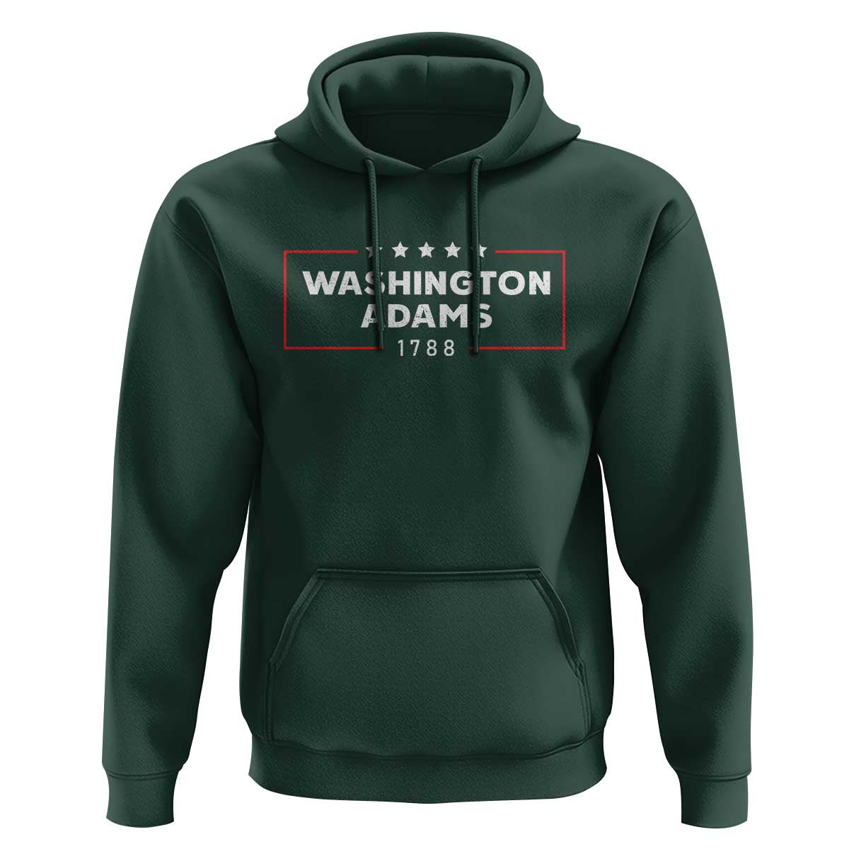4th July George Washington 1788 Hoodie Retro President Campaign - Wonder Print Shop