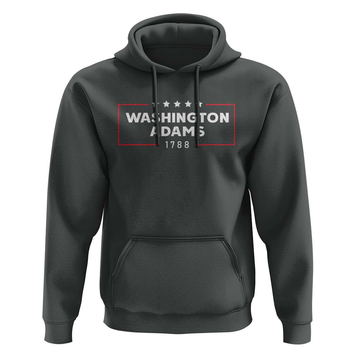 4th July George Washington 1788 Hoodie Retro President Campaign - Wonder Print Shop