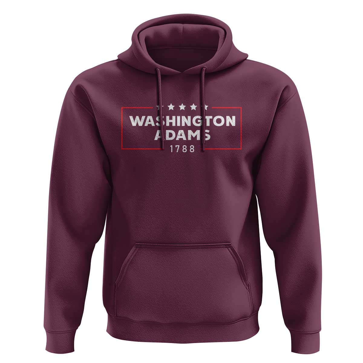 4th July George Washington 1788 Hoodie Retro President Campaign - Wonder Print Shop