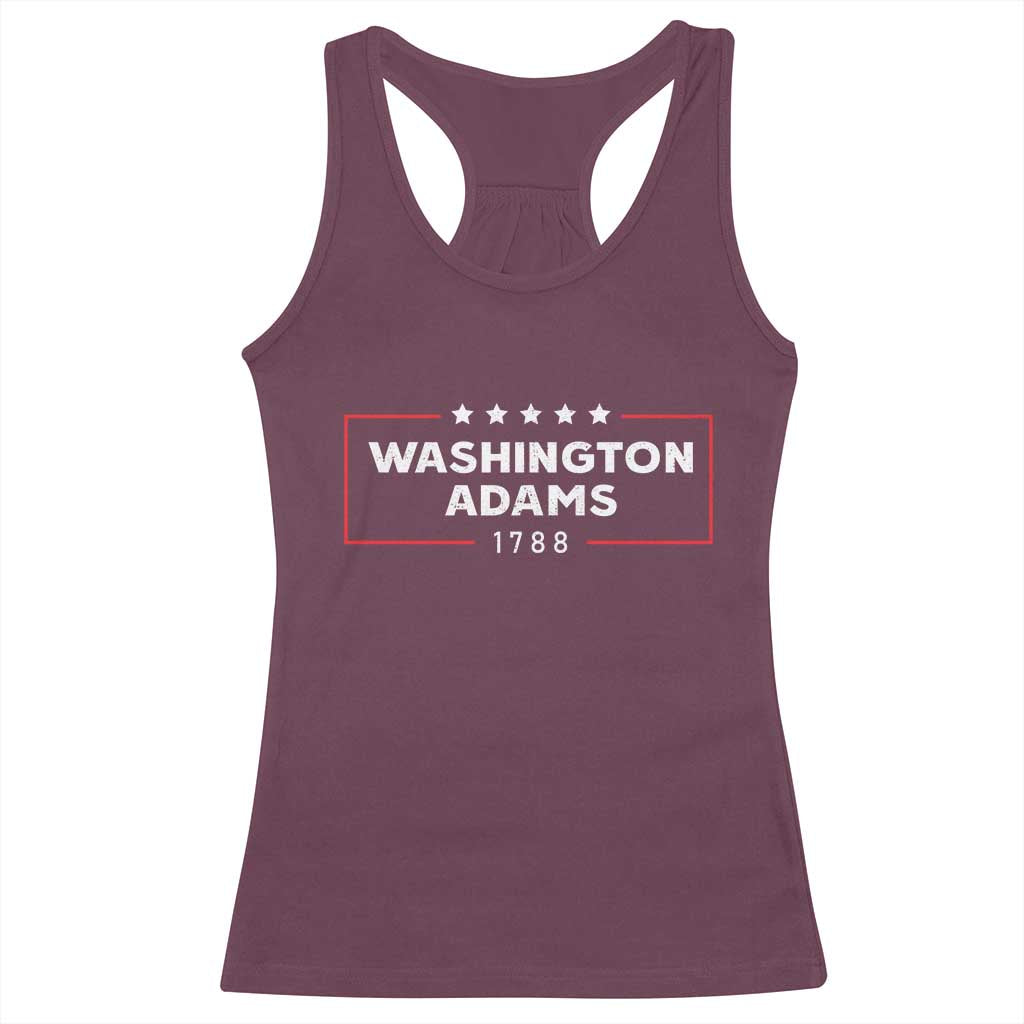4th July George Washington 1788 Racerback Tank Top Retro President Campaign - Wonder Print Shop