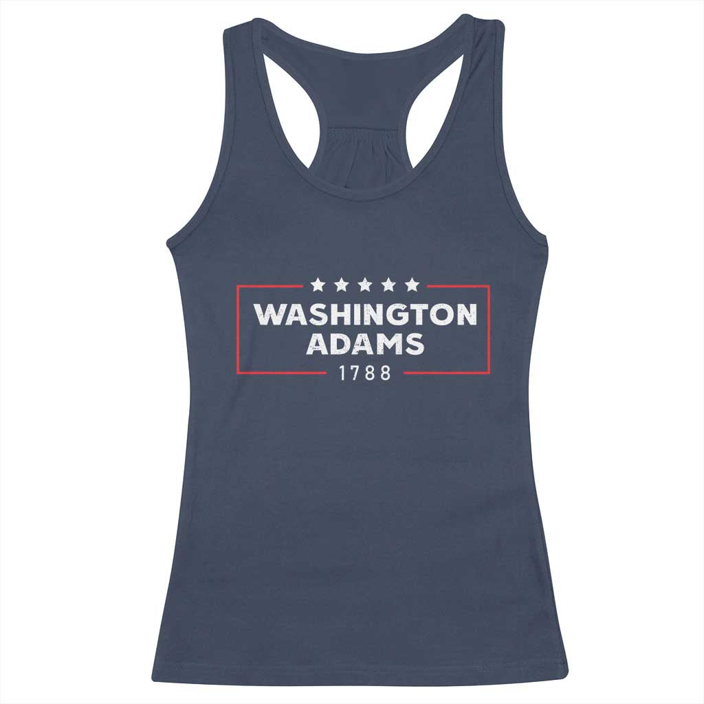 4th July George Washington 1788 Racerback Tank Top Retro President Campaign - Wonder Print Shop