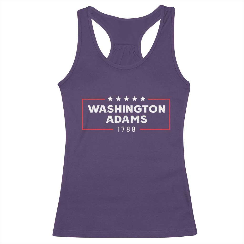 4th July George Washington 1788 Racerback Tank Top Retro President Campaign - Wonder Print Shop