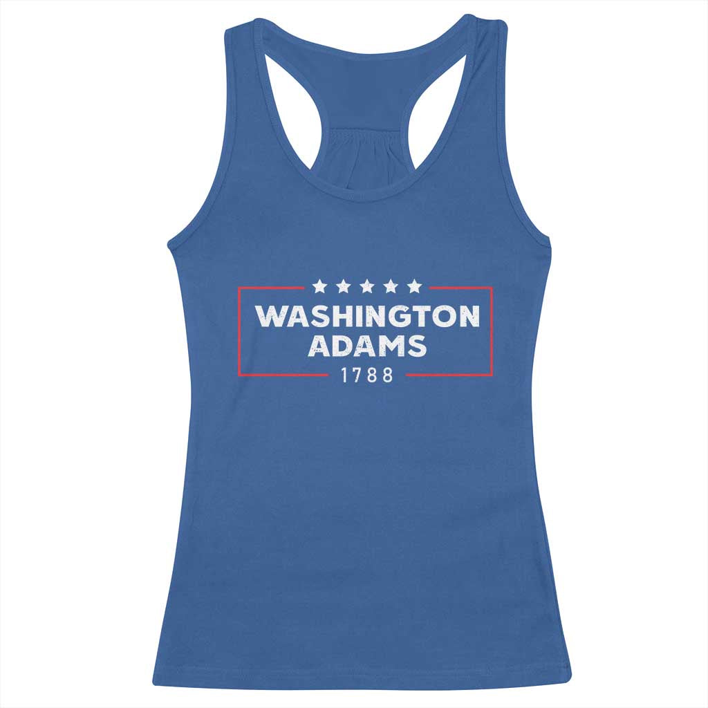 4th July George Washington 1788 Racerback Tank Top Retro President Campaign - Wonder Print Shop