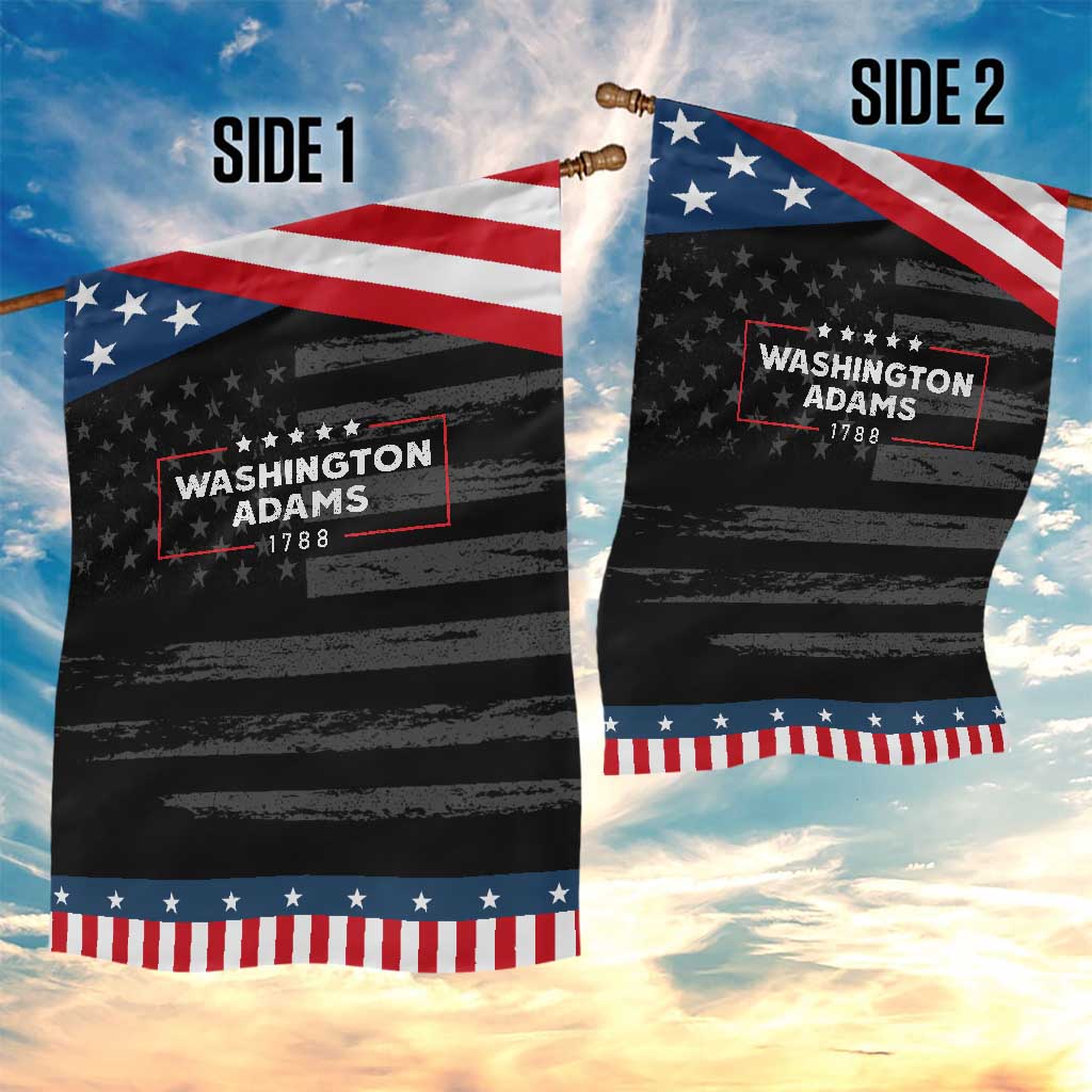 4th July George Washington 1788 Garden Flag Retro President Campaign