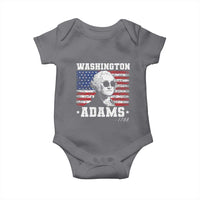 George Washington 1788 Baby Onesie Funny 4th of July Retro President Campaign USA Flag - Wonder Print Shop