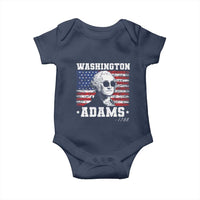 George Washington 1788 Baby Onesie Funny 4th of July Retro President Campaign USA Flag - Wonder Print Shop