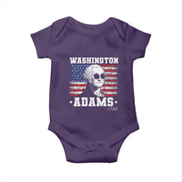 George Washington 1788 Baby Onesie Funny 4th of July Retro President Campaign USA Flag - Wonder Print Shop