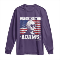 George Washington 1788 Long Sleeve Shirt Funny 4th of July Retro President Campaign USA Flag - Wonder Print Shop