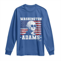 George Washington 1788 Long Sleeve Shirt Funny 4th of July Retro President Campaign USA Flag - Wonder Print Shop