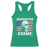 George Washington 1788 Racerback Tank Top Funny 4th of July Retro President Campaign USA Flag - Wonder Print Shop