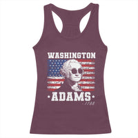 George Washington 1788 Racerback Tank Top Funny 4th of July Retro President Campaign USA Flag - Wonder Print Shop