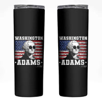 George Washington 1788 Skinny Tumbler Funny 4th of July Retro President Campaign USA Flag - Wonder Print Shop