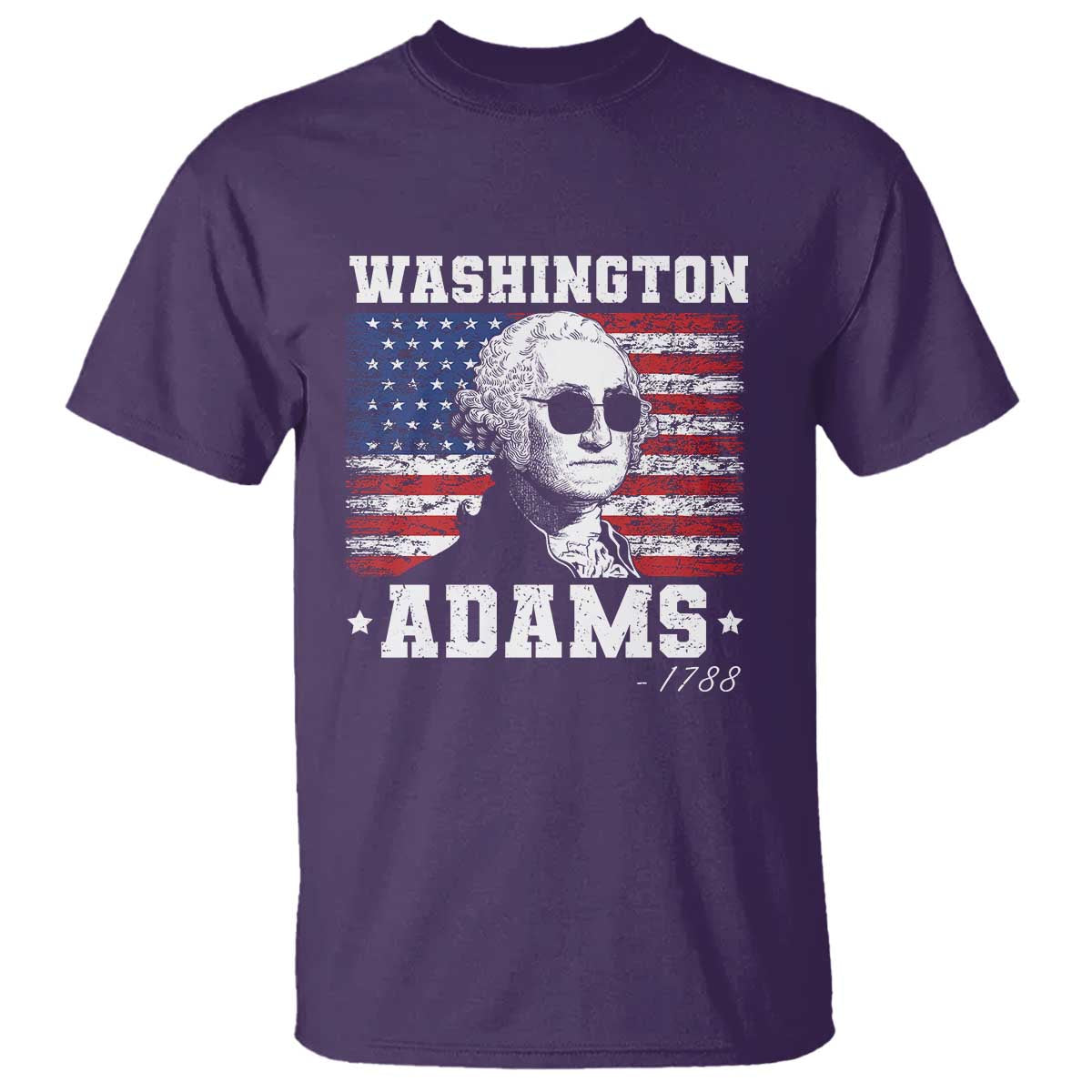 George Washington 1788 T Shirt Funny 4th of July Retro President Campaign USA Flag - Wonder Print Shop