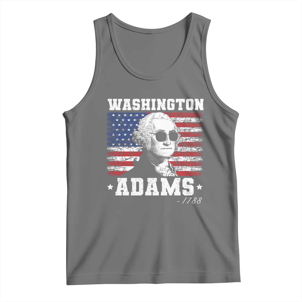 George Washington 1788 Tank Top Funny 4th of July Retro President Campaign USA Flag - Wonder Print Shop