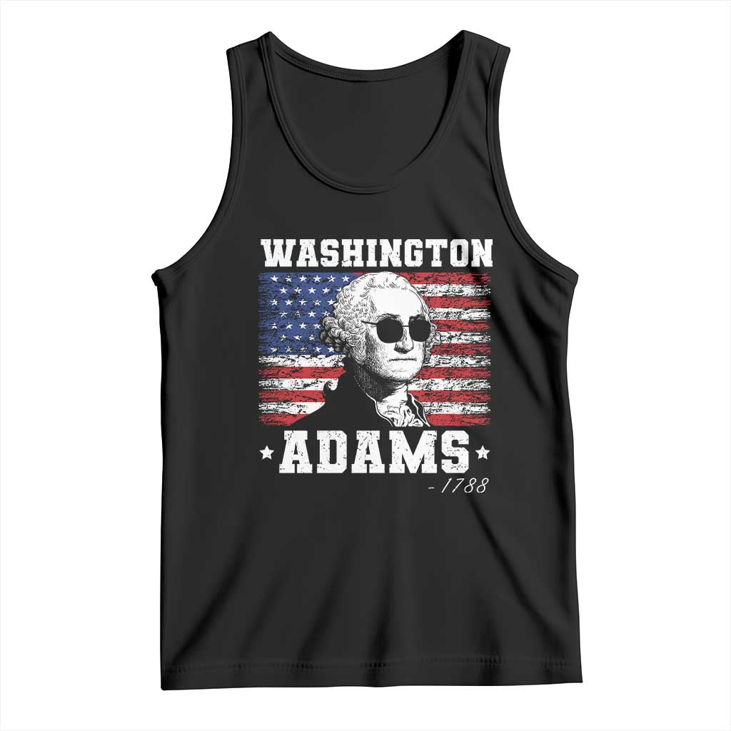 George Washington 1788 Tank Top Funny 4th of July Retro President Campaign USA Flag - Wonder Print Shop
