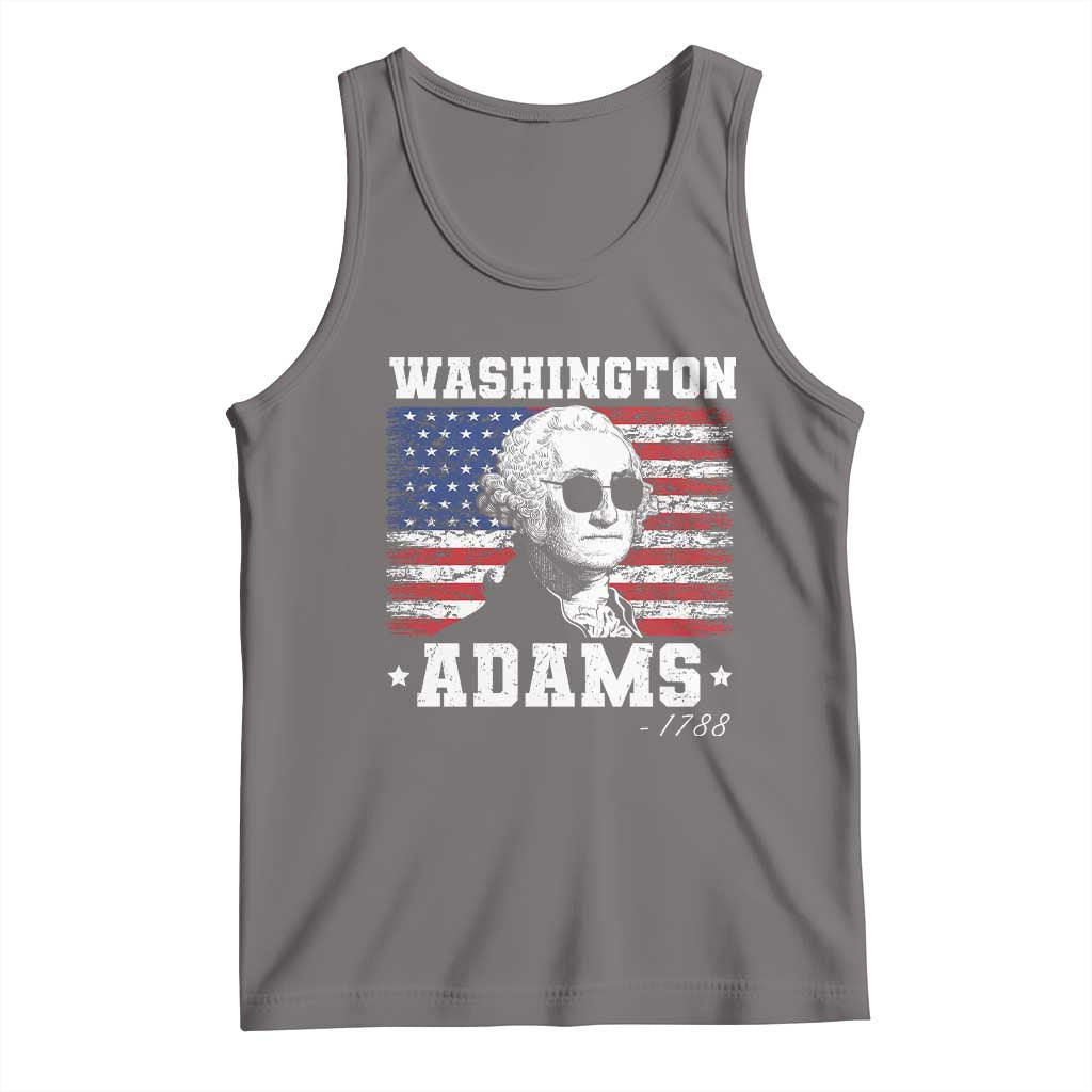George Washington 1788 Tank Top Funny 4th of July Retro President Campaign USA Flag - Wonder Print Shop