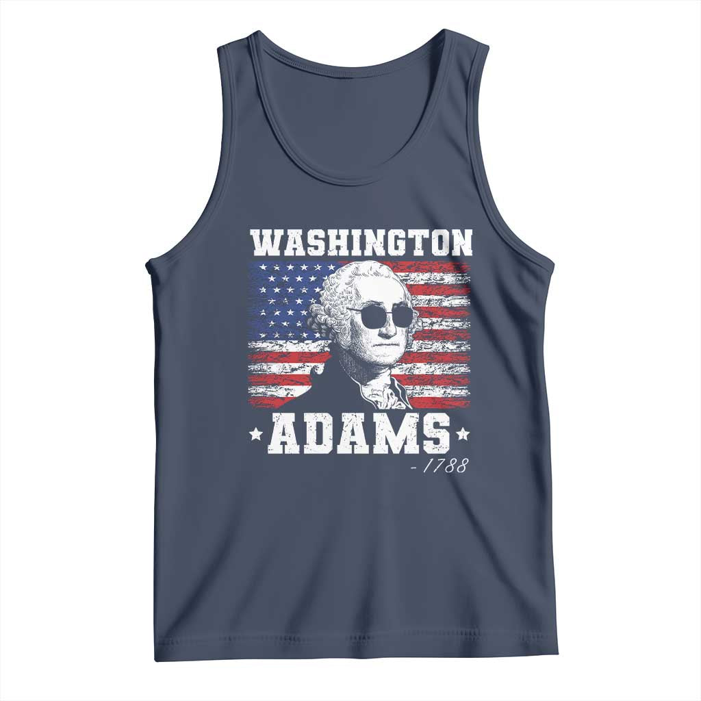 George Washington 1788 Tank Top Funny 4th of July Retro President Campaign USA Flag - Wonder Print Shop