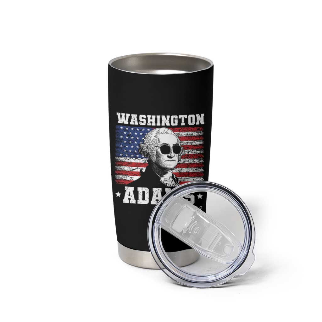 George Washington 1788 Tumbler Cup Funny 4th of July Retro President Campaign USA Flag - Wonder Print Shop