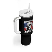 George Washington 1788 Tumbler With Handle Funny 4th of July Retro President Campaign USA Flag - Wonder Print Shop