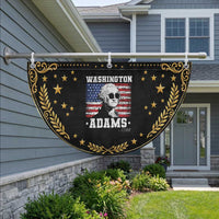 George Washington 1788 Patriotic Fan Flag Funny 4th of July Retro President Campaign USA Flag