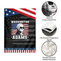 George Washington 1788 Garden Flag Funny 4th of July Retro President Campaign USA Flag