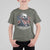 Funny 4th Of July T Shirt For Kid George Washington Stay Strapped Or Get Clapped USA Flag - Wonder Print Shop