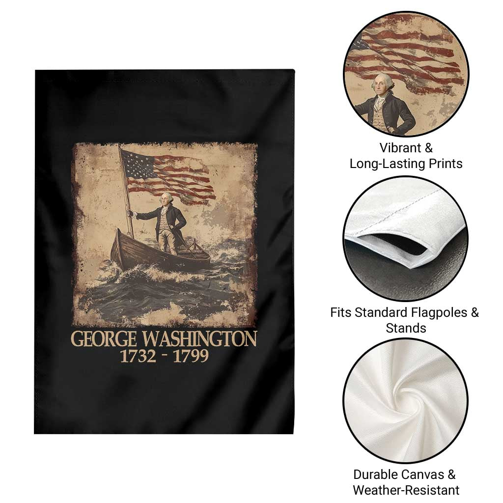 Vintage George Washington Garden Flag 4th Of July Patriotic Gift - Wonder Print Shop