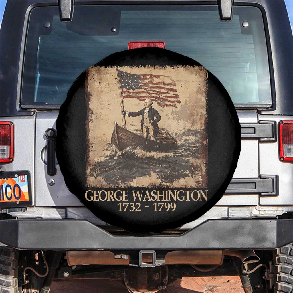 Vintage George Washington Spare Tire Cover 4th Of July Patriotic Gift - Wonder Print Shop