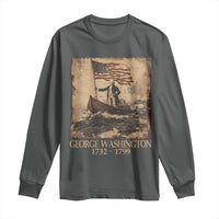 Vintage George Washington Long Sleeve Shirt 4th Of July Patriotic Gift - Wonder Print Shop