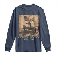 Vintage George Washington Long Sleeve Shirt 4th Of July Patriotic Gift - Wonder Print Shop
