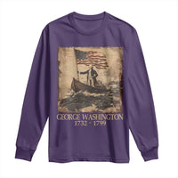 Vintage George Washington Long Sleeve Shirt 4th Of July Patriotic Gift - Wonder Print Shop