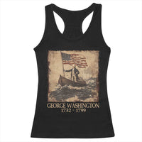 Vintage George Washington Racerback Tank Top 4th Of July Patriotic Gift - Wonder Print Shop