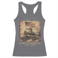 Vintage George Washington Racerback Tank Top 4th Of July Patriotic Gift - Wonder Print Shop