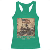Vintage George Washington Racerback Tank Top 4th Of July Patriotic Gift - Wonder Print Shop