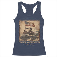Vintage George Washington Racerback Tank Top 4th Of July Patriotic Gift - Wonder Print Shop