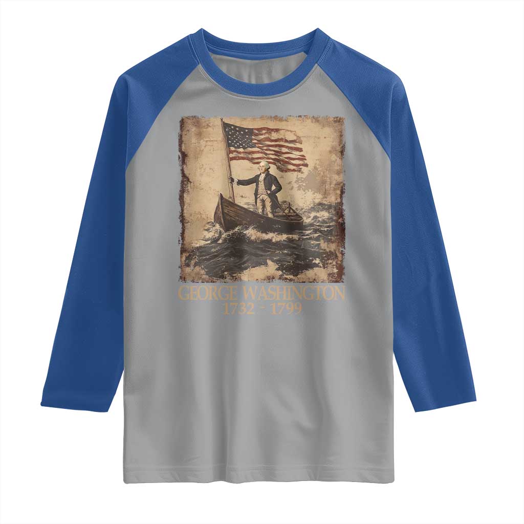 Vintage George Washington Raglan Shirt 4th Of July Patriotic Gift - Wonder Print Shop