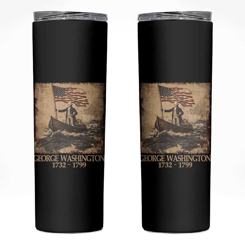 Vintage George Washington Skinny Tumbler 4th Of July Patriotic Gift - Wonder Print Shop