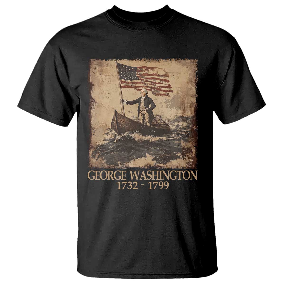 Vintage George Washington T Shirt 4th Of July Patriotic Gift - Wonder Print Shop