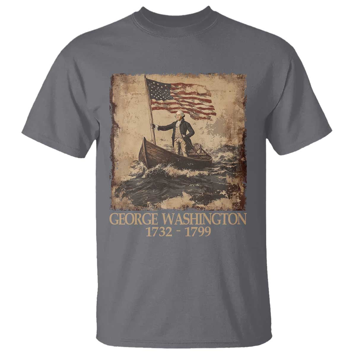 Vintage George Washington T Shirt 4th Of July Patriotic Gift - Wonder Print Shop