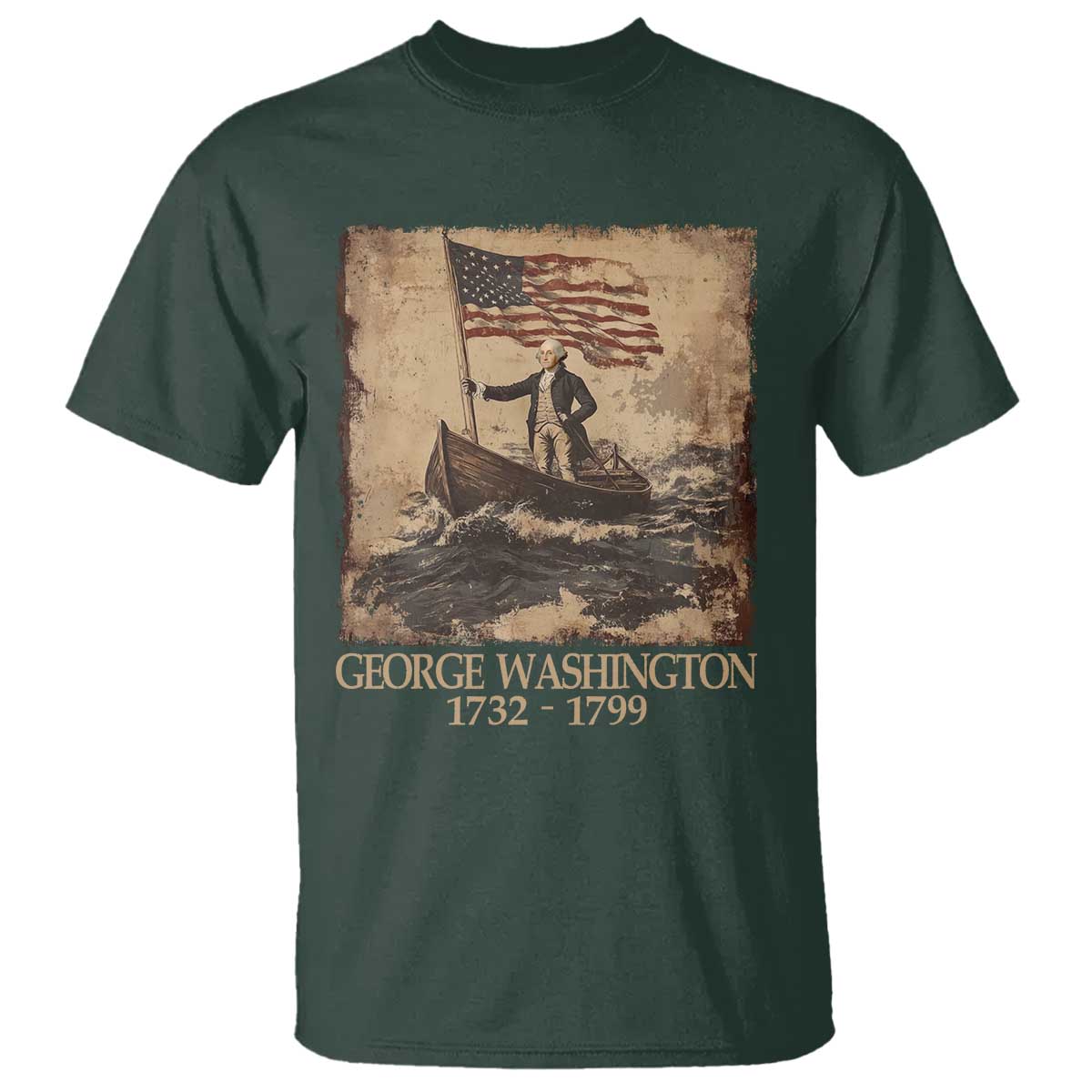 Vintage George Washington T Shirt 4th Of July Patriotic Gift - Wonder Print Shop