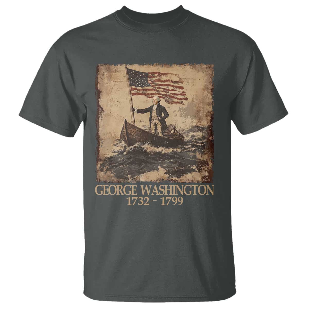Vintage George Washington T Shirt 4th Of July Patriotic Gift - Wonder Print Shop