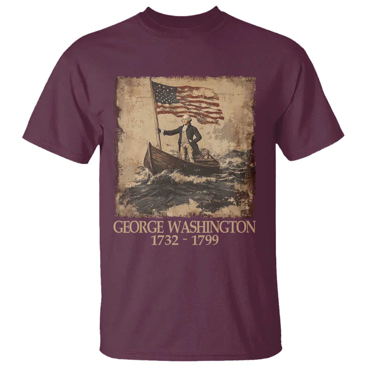 Vintage George Washington T Shirt 4th Of July Patriotic Gift - Wonder Print Shop