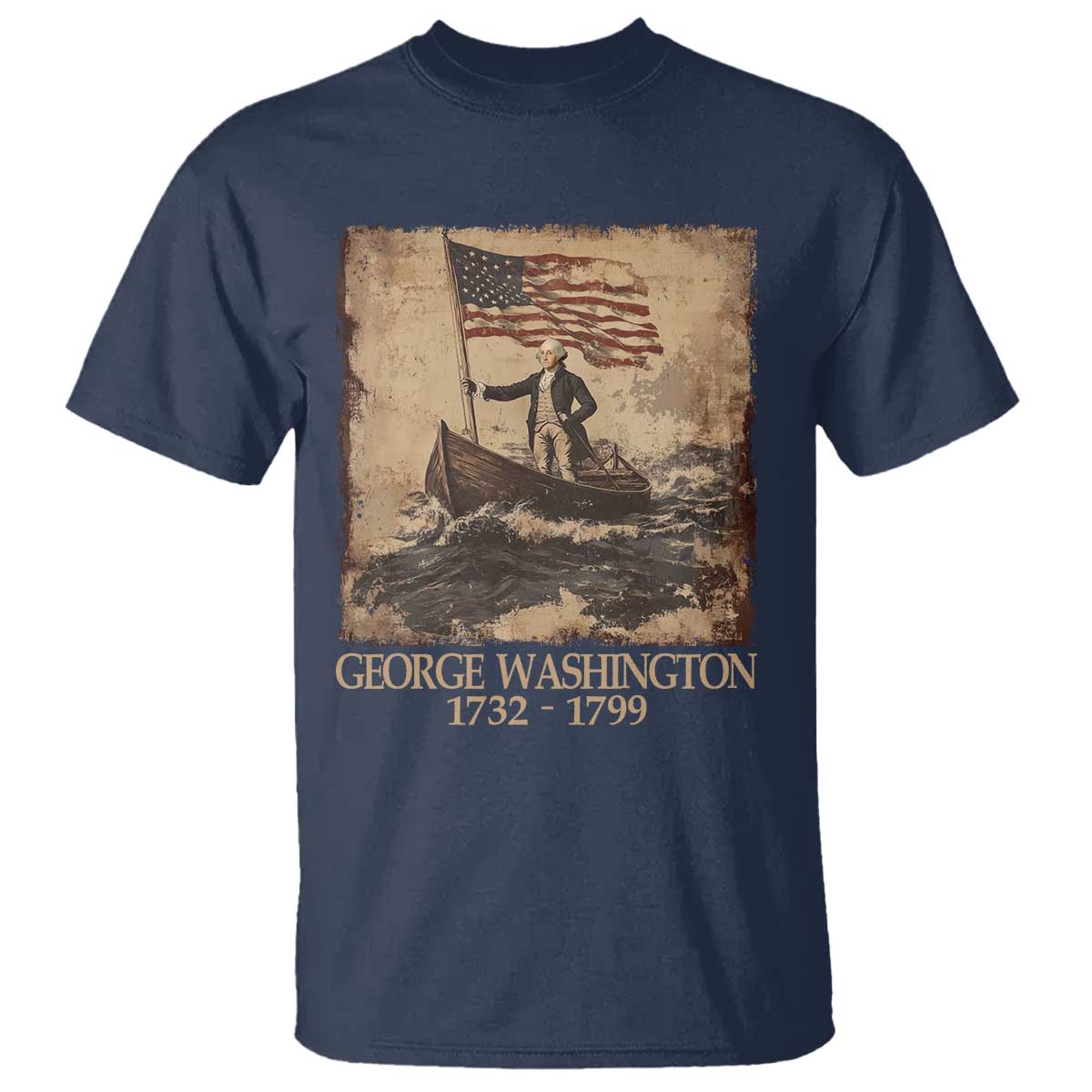 Vintage George Washington T Shirt 4th Of July Patriotic Gift - Wonder Print Shop