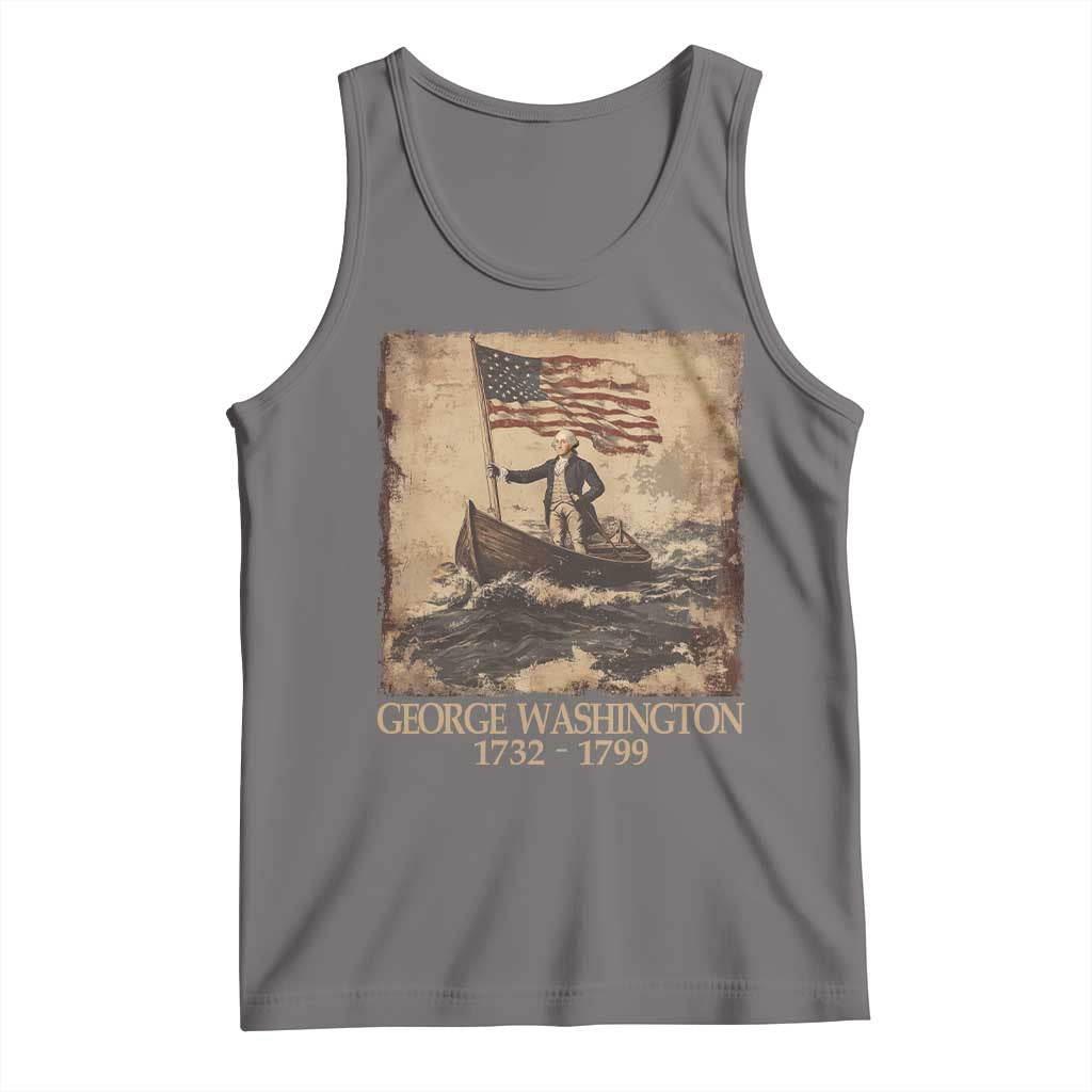 Vintage George Washington Tank Top 4th Of July Patriotic Gift - Wonder Print Shop